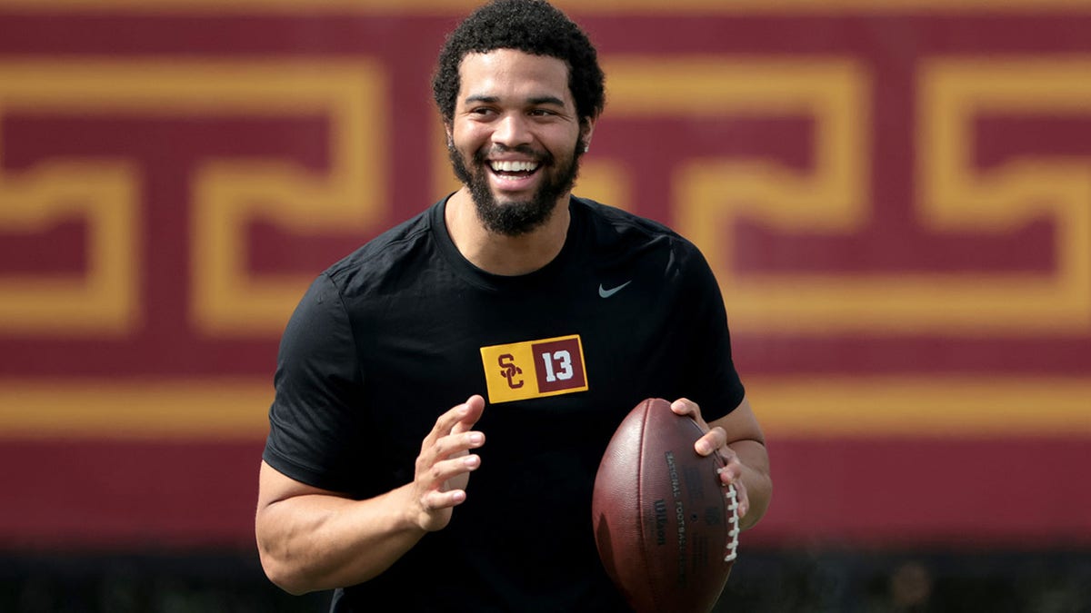 USC star Caleb Williams at his pro day