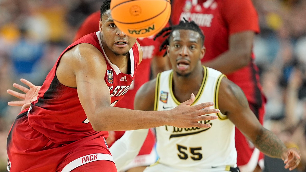 Lance Jones chases down the ball