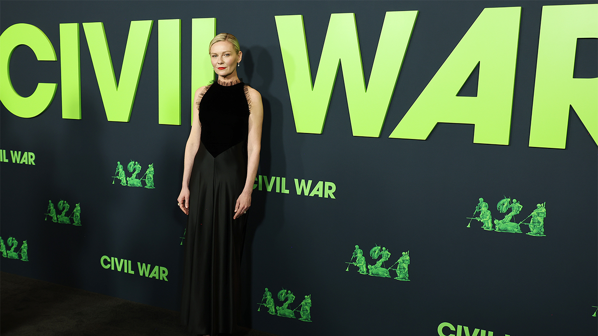 Kirsten Dunst attends the Los Angeles Premiere of A24's "Civil War" at Academy Museum of Motion Pictures on April 02, 2024 in Los Angeles, California.