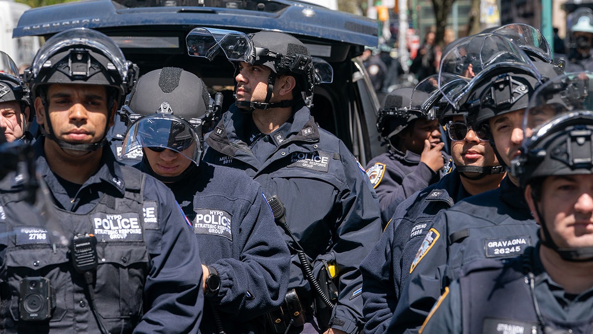 cops successful  riot cogwheel  get  astatine  Columbia University