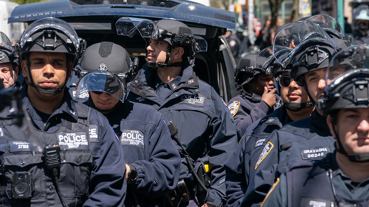 Police officers part of the Strategic Response Team