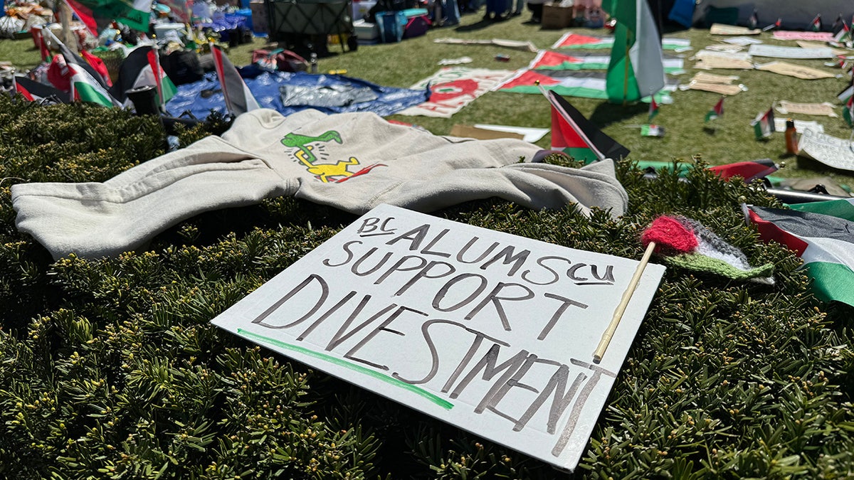 Anti-Israel agitators conception an encampment connected Columbia University’s campus