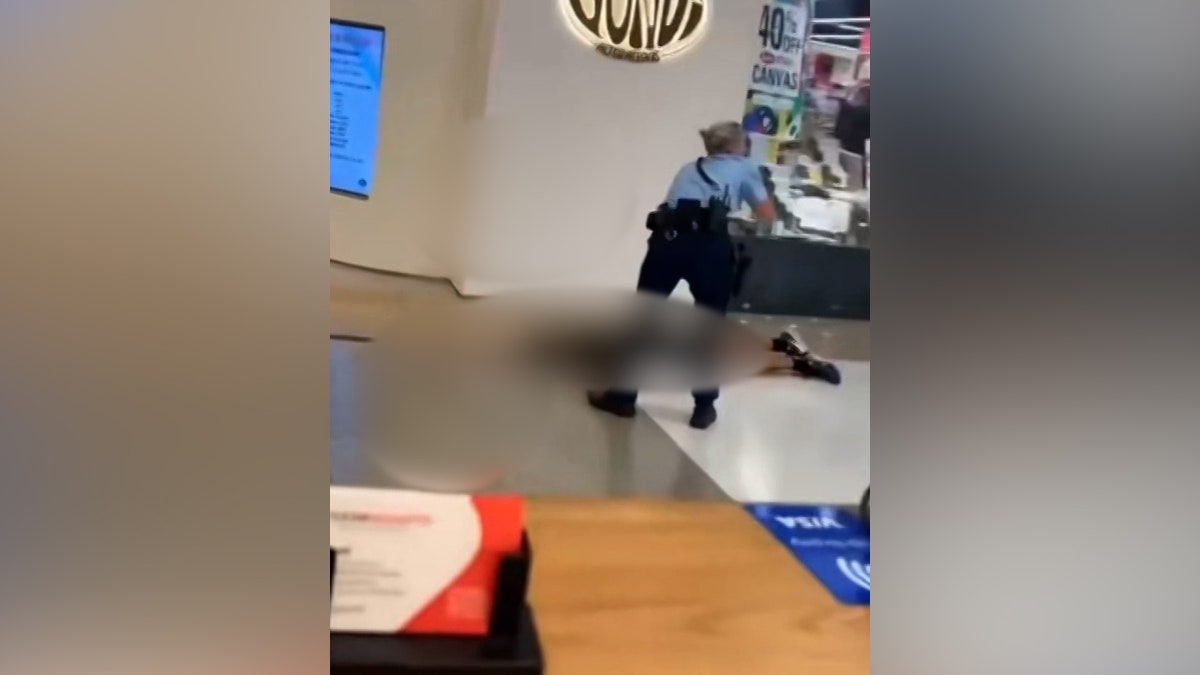 Sydney police officer responds to mass stabbing