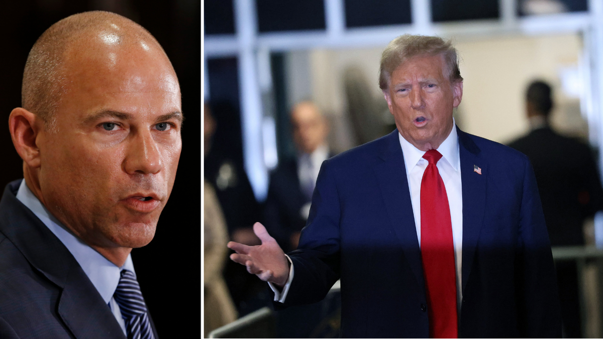 Michael Avenatti and Donald Trump