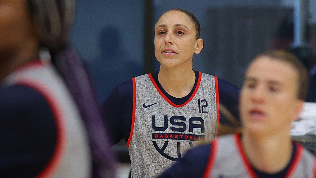 Diana Taurasi at USA Basketball camp