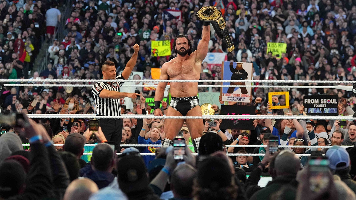Drew McIntyre holds the title