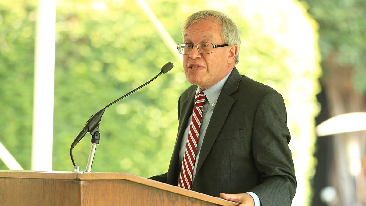 Pro Palestinian Protester Derails Dinner At UC Berkeley Law School Dean   Erwin Chemerinsky 2 