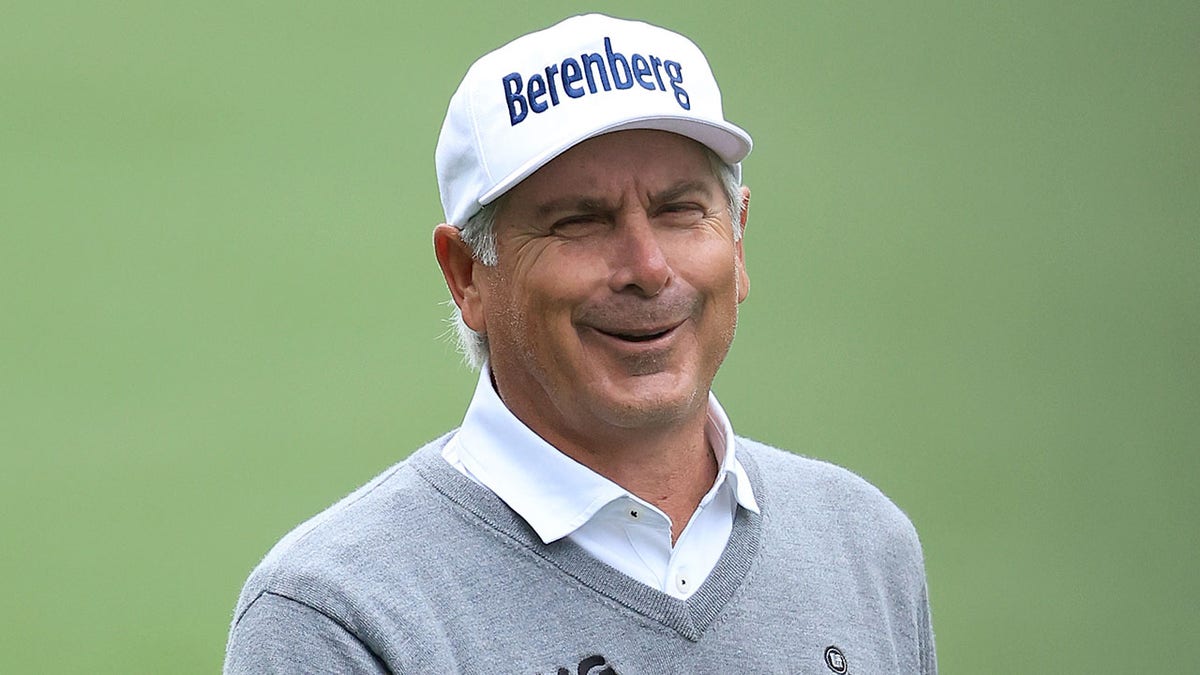 Fred Couples at the practice round