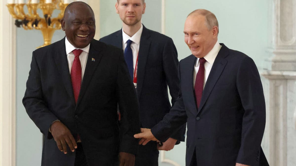 Putin and Ramaphosa