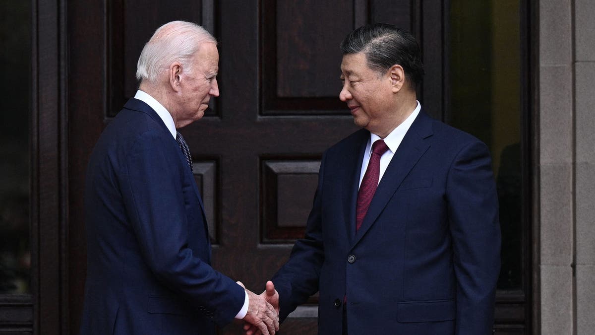 Biden and Xi in California