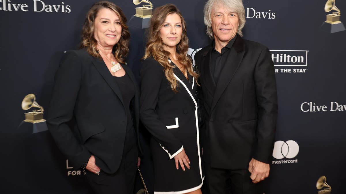 Dorothea Hurley, Stephanie Rose Bongiovi and Jon Bon Jovi