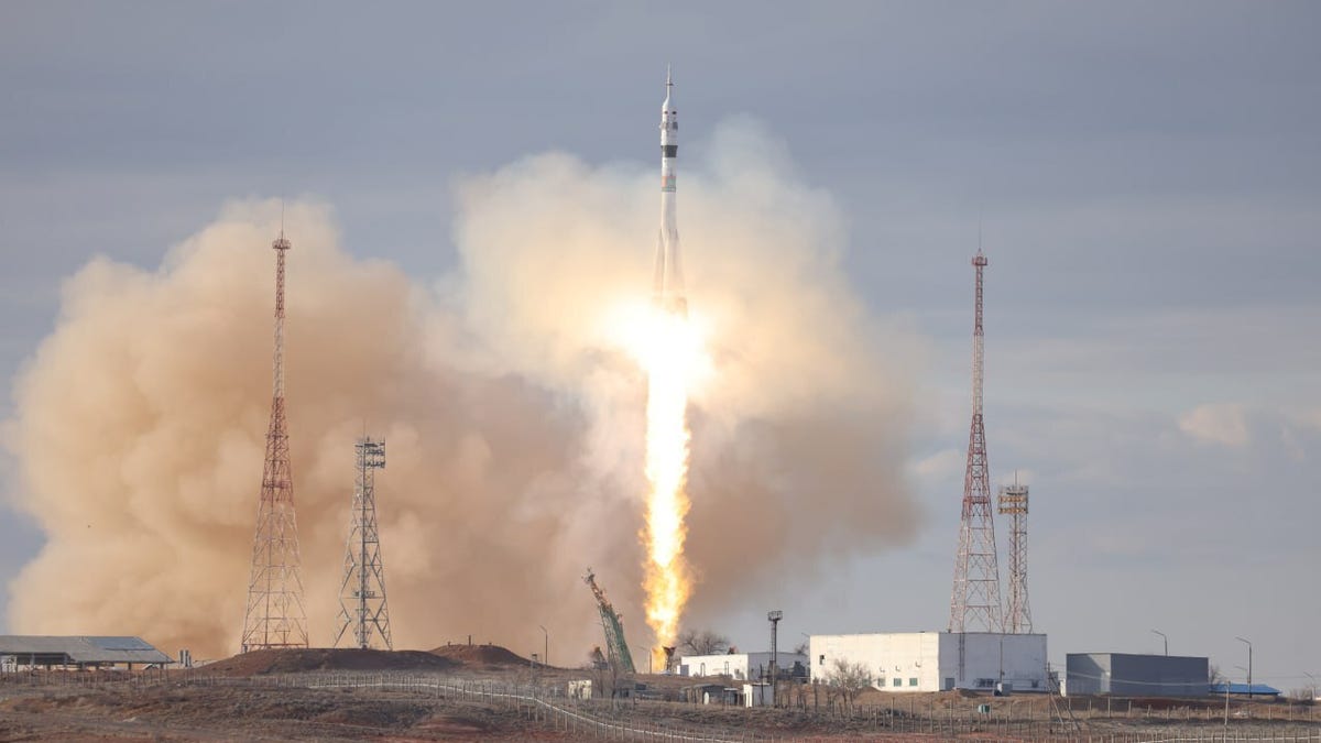 Russian rocket lifts off