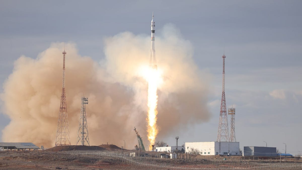 Russian rocket lifts off