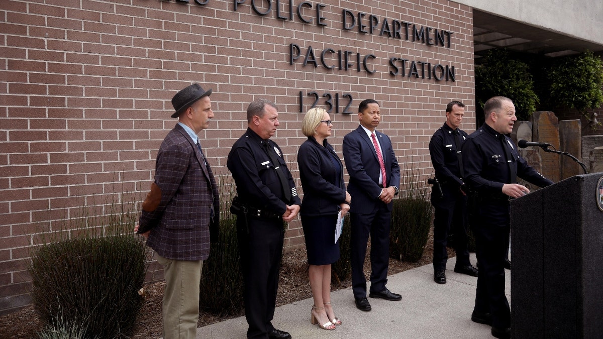 LAPD host a press conference