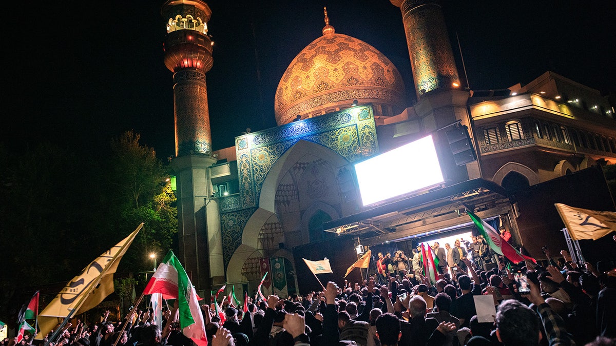 Pro-Iran demonstrators successful Tehran