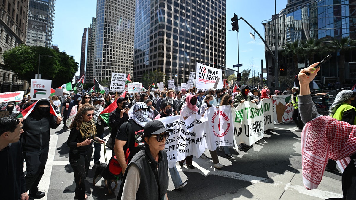 Anti-Israel protest in Los Angeles