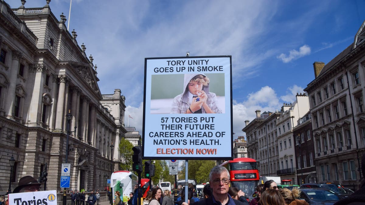 prosvjed pušača u Velikoj Britaniji