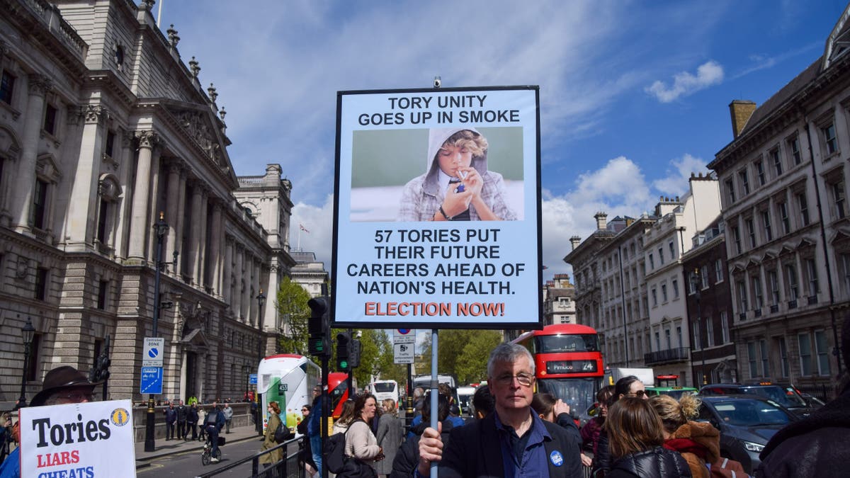 uk smoking protest