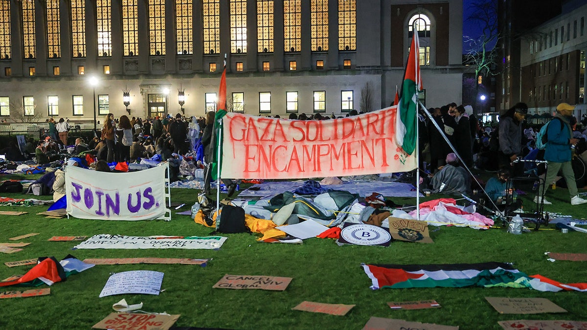 Columbia Gaza encampment