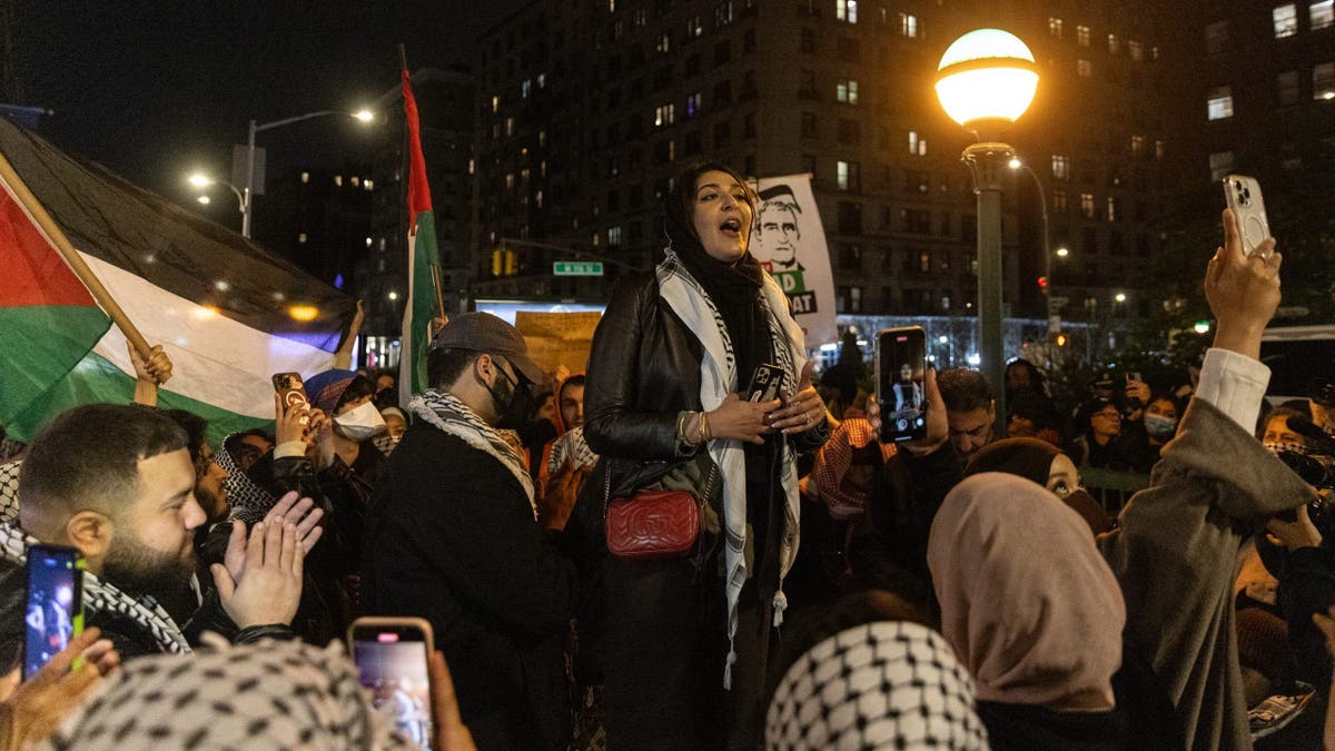 Pro-Palestinian Protests Continue At Columbia University In New York City