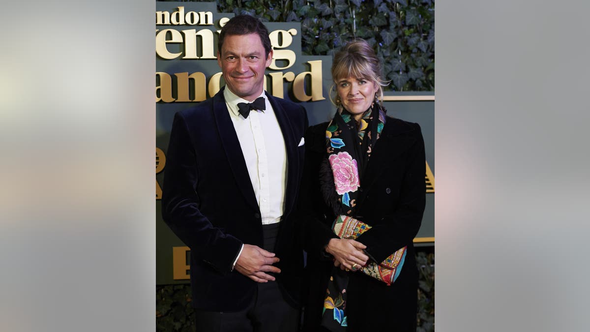 Dominic West and Catherine Fitzgerald