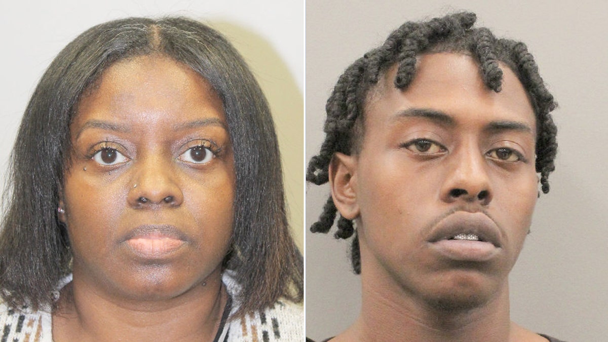 Kedria Grisby and Roger Magee mugshots