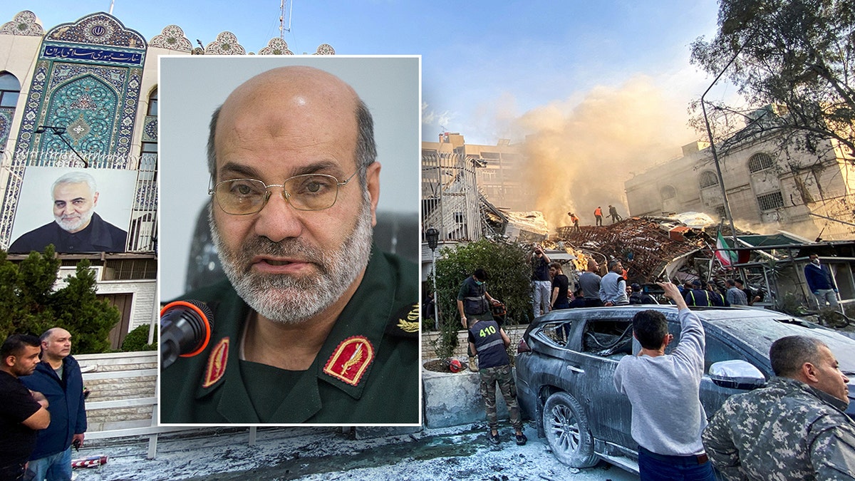 Iranian Revolutionary Guards commandant Mohammad Reza Zahedi pinch inheritance of aftermath of airstrike successful Syria