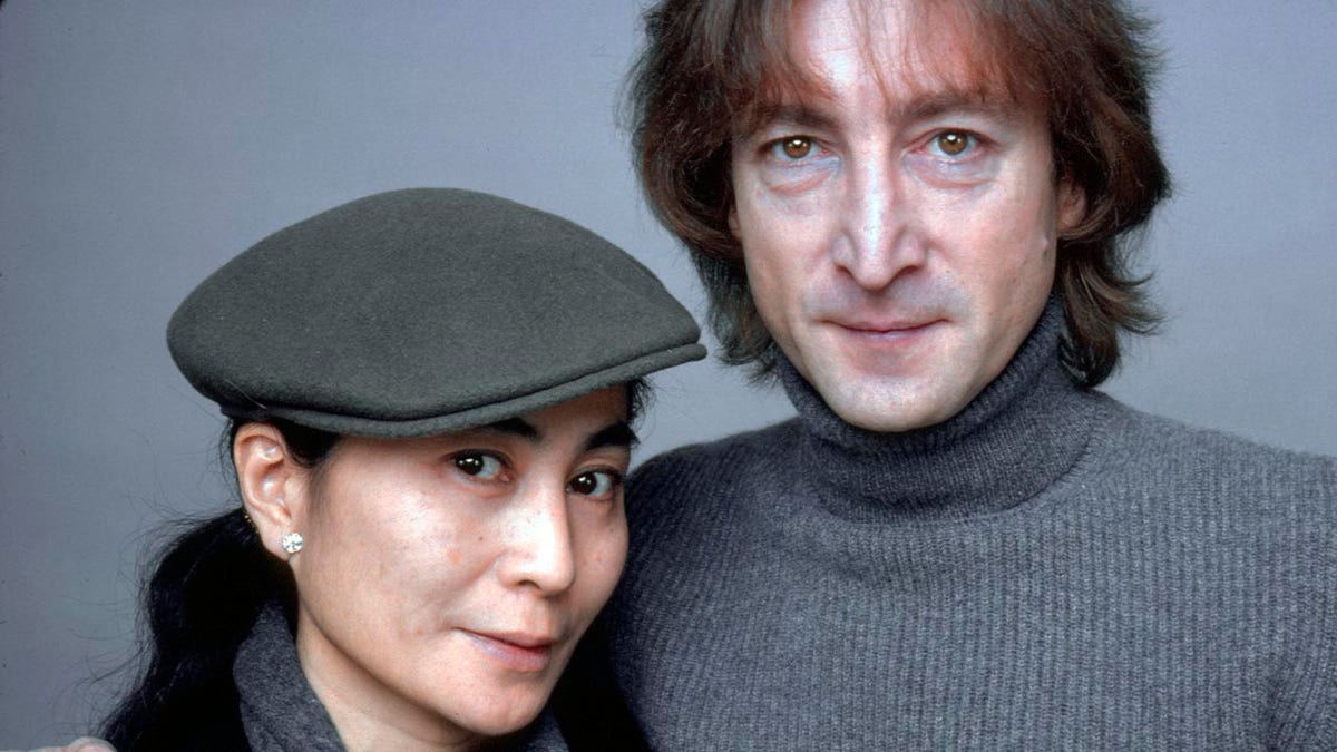 John Lennon e Yoko Ono em 1980