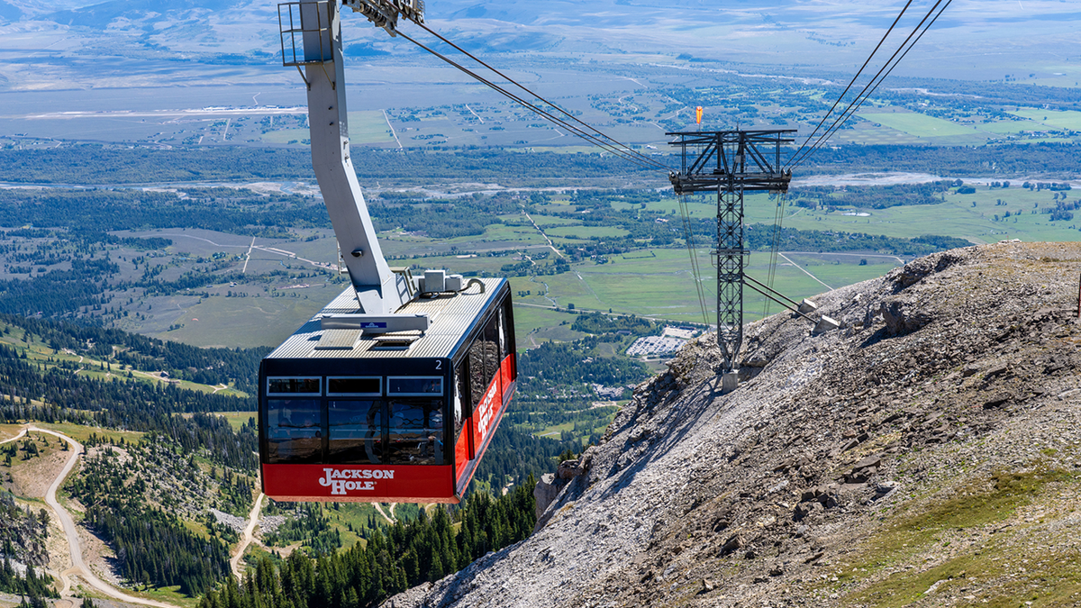 A tram ride is a great activity at Jackson Hole.