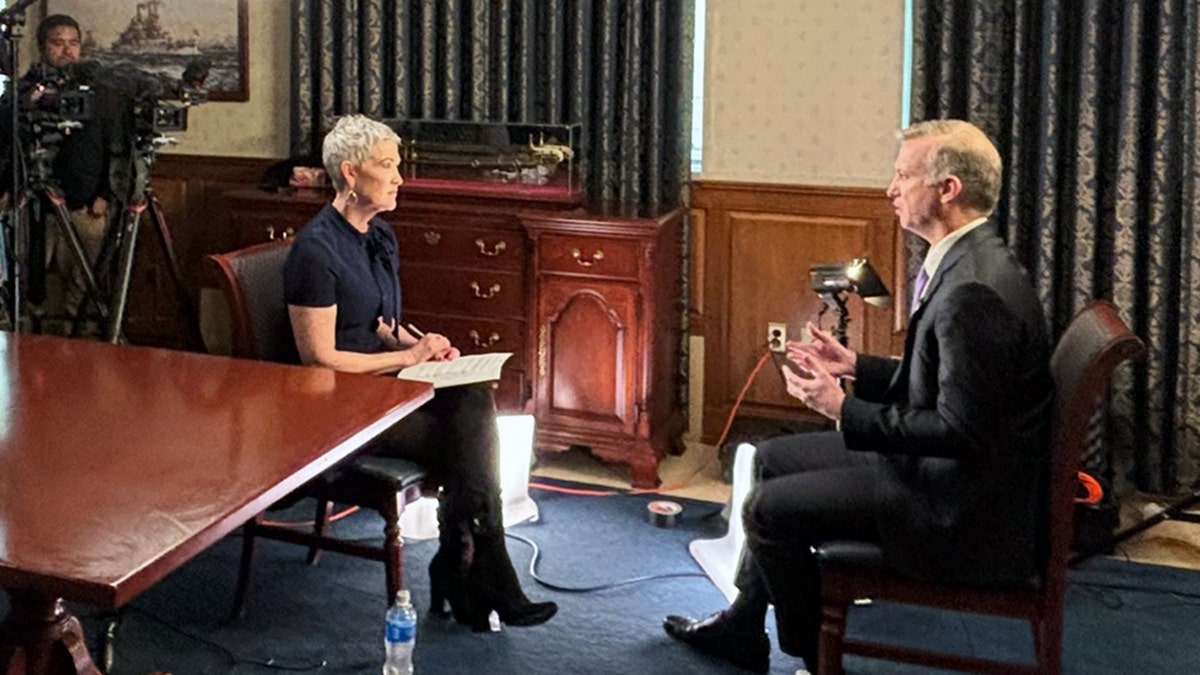 Jennifer Griffin and Navy Under Secretary Erik Raven