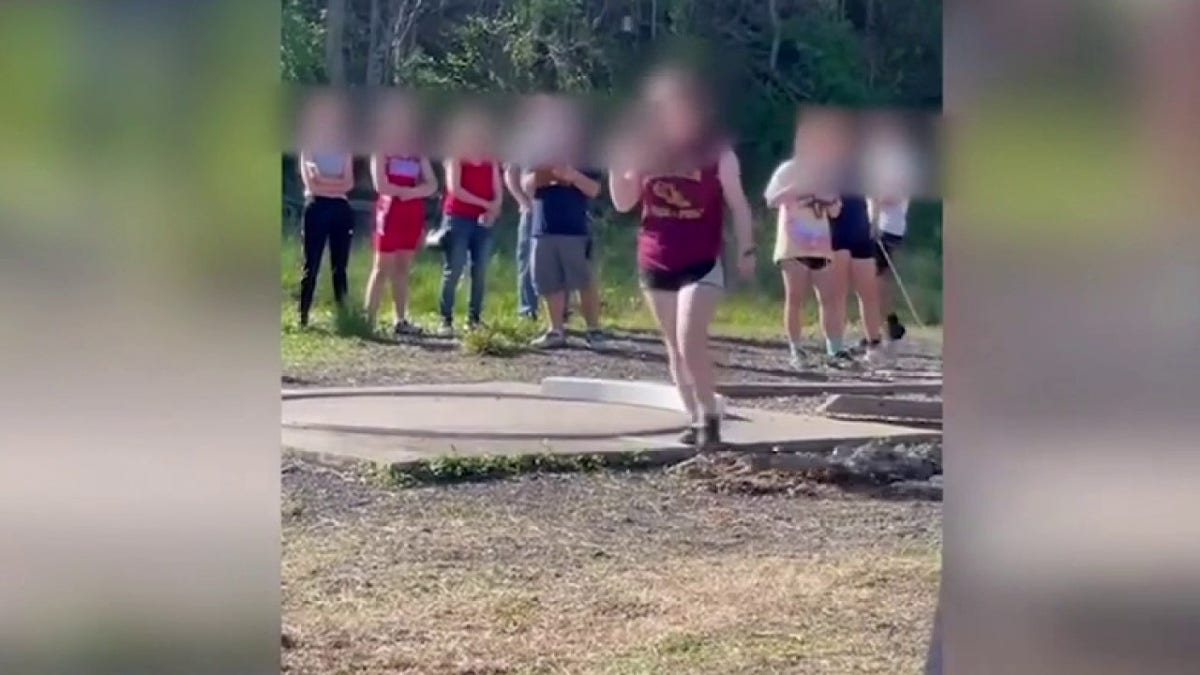 Several middle school girls refused to compete in their shot put competition over a trans athlete's participation. 