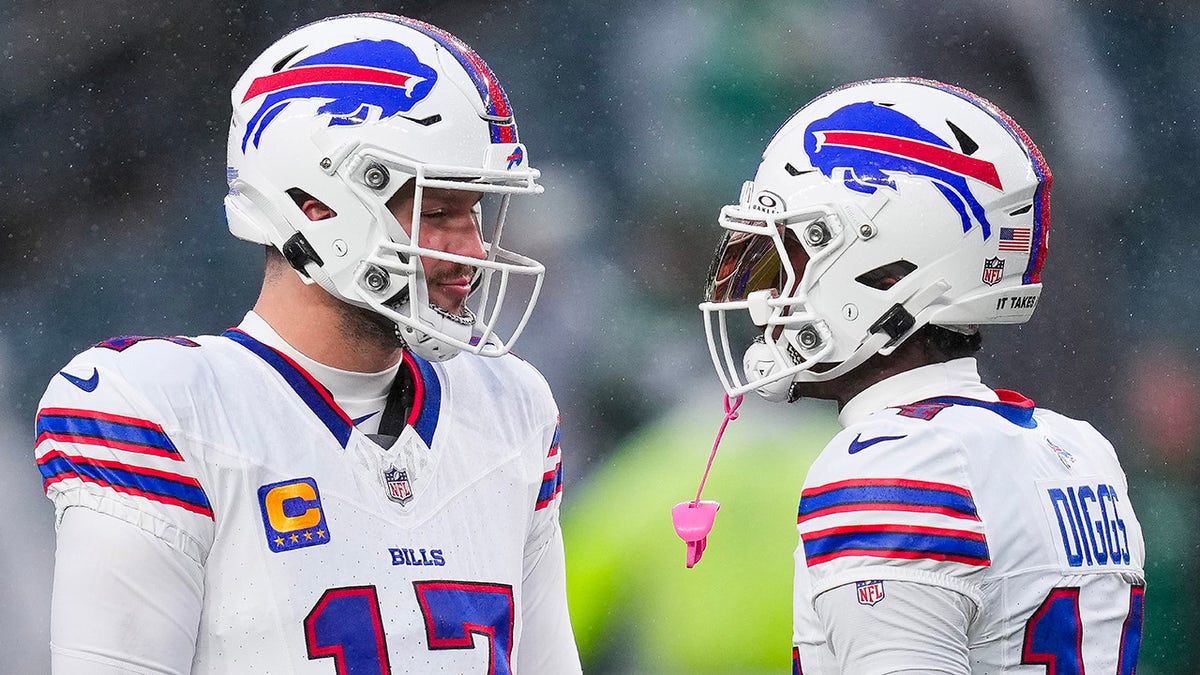 Josh Allen and Stefon Diggs