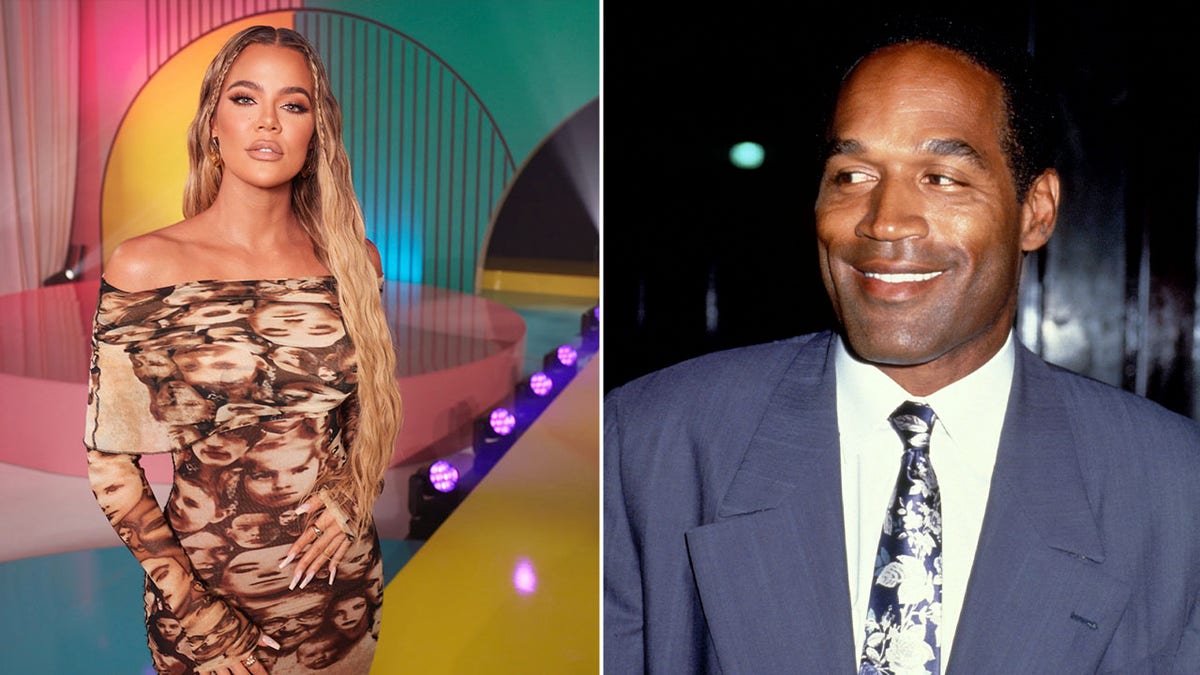 Fotos paralelas de Khloe Kardashian y OJ Simpson