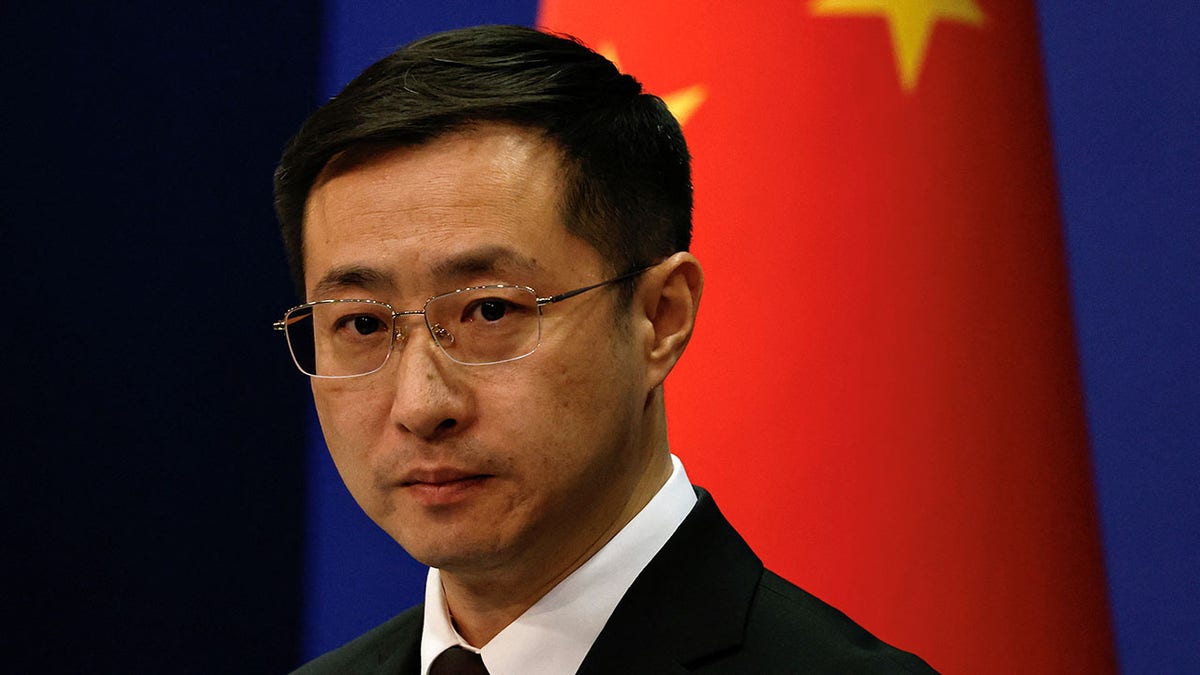 Chinese Foreign Ministry spokesperson Lin Jian at press conference