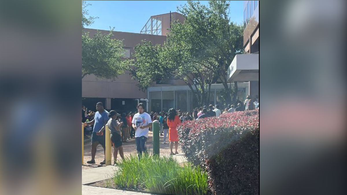 Fight outside Houston IRS office