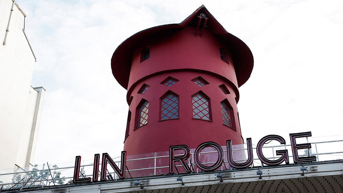 Moulin Rouge's windmill without sails