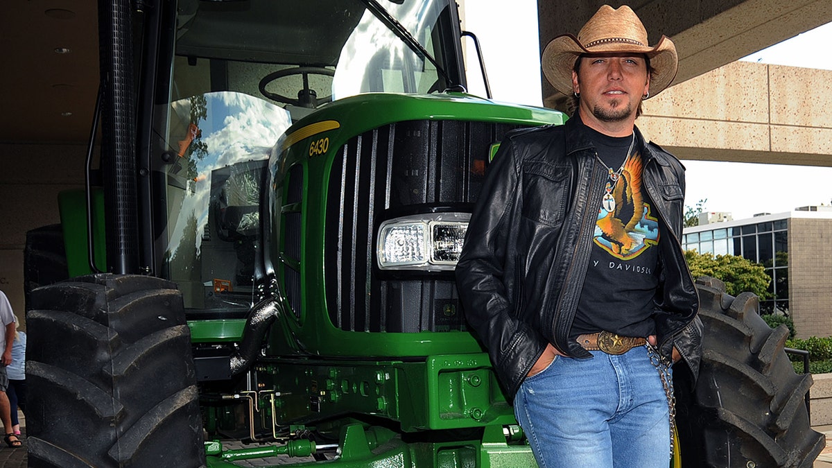 Jason Alden and tractor