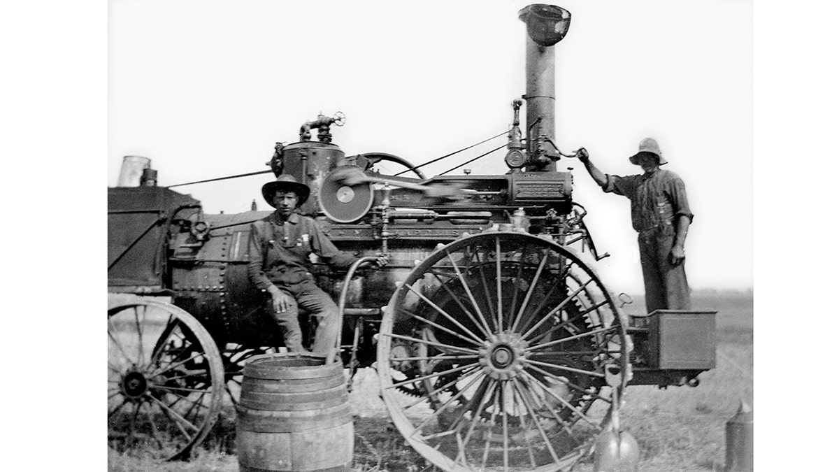 Steam-powered tractor