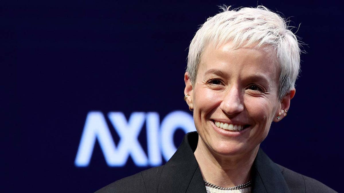 Megan Rapinoe en una cumbre de Axios