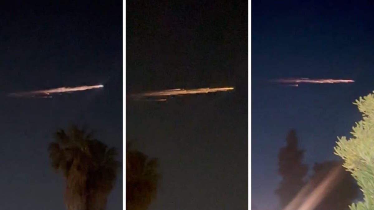 Mysterious fireball or meteor