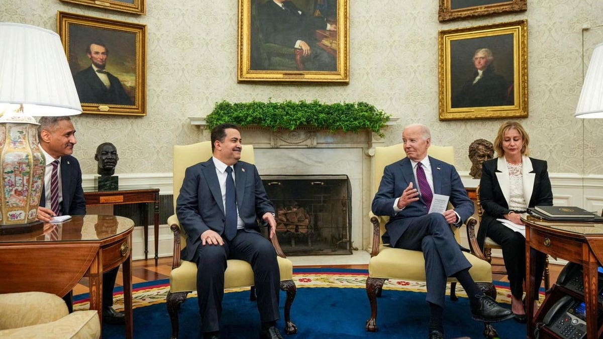 Biden meets pinch Iraqi Prime Minister Mohammed Shia al-Sudani astatine nan White House