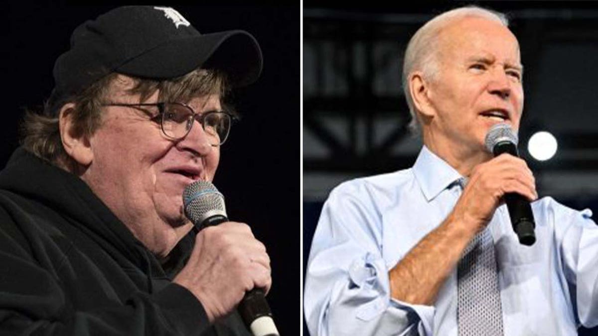 Michael Moore and Joe Biden