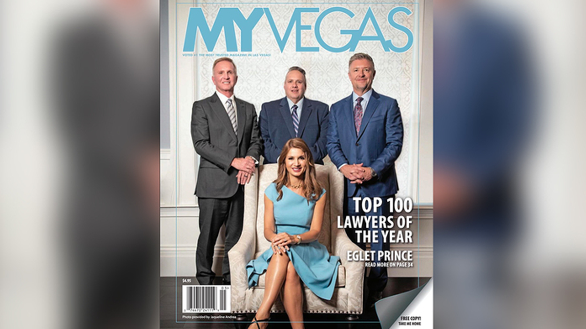 MyVegas magazine cover featuring slain Las Vegas attorney Dennis Prince