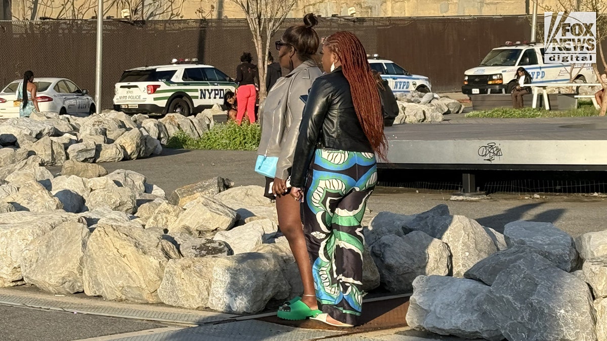 People at the Brooklyn Army Terminal