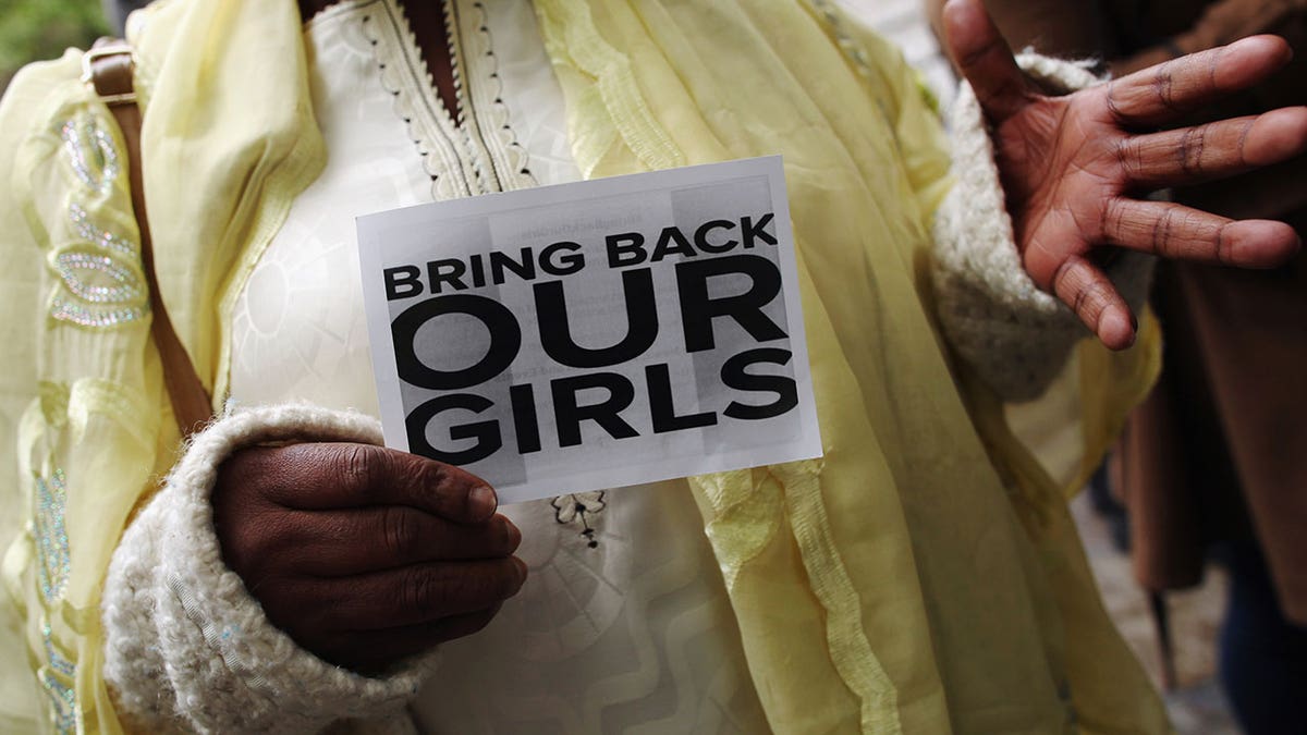 'Bring back our girls' sign