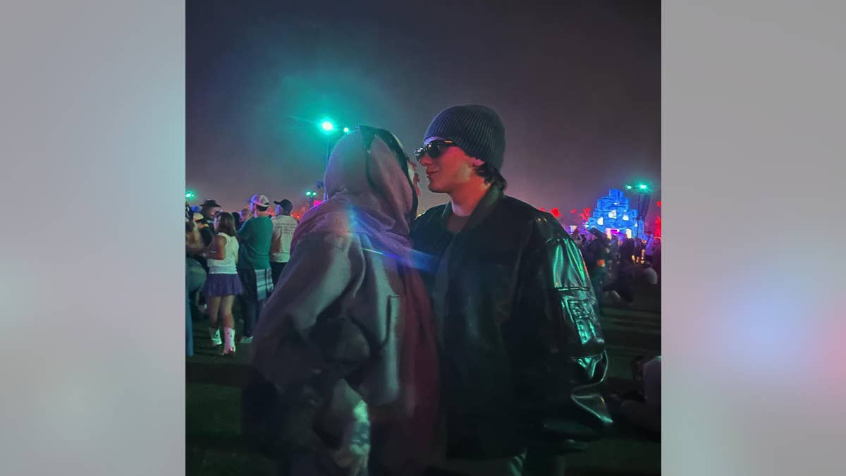 Noah Cyrus with her boyfriend at Coachella