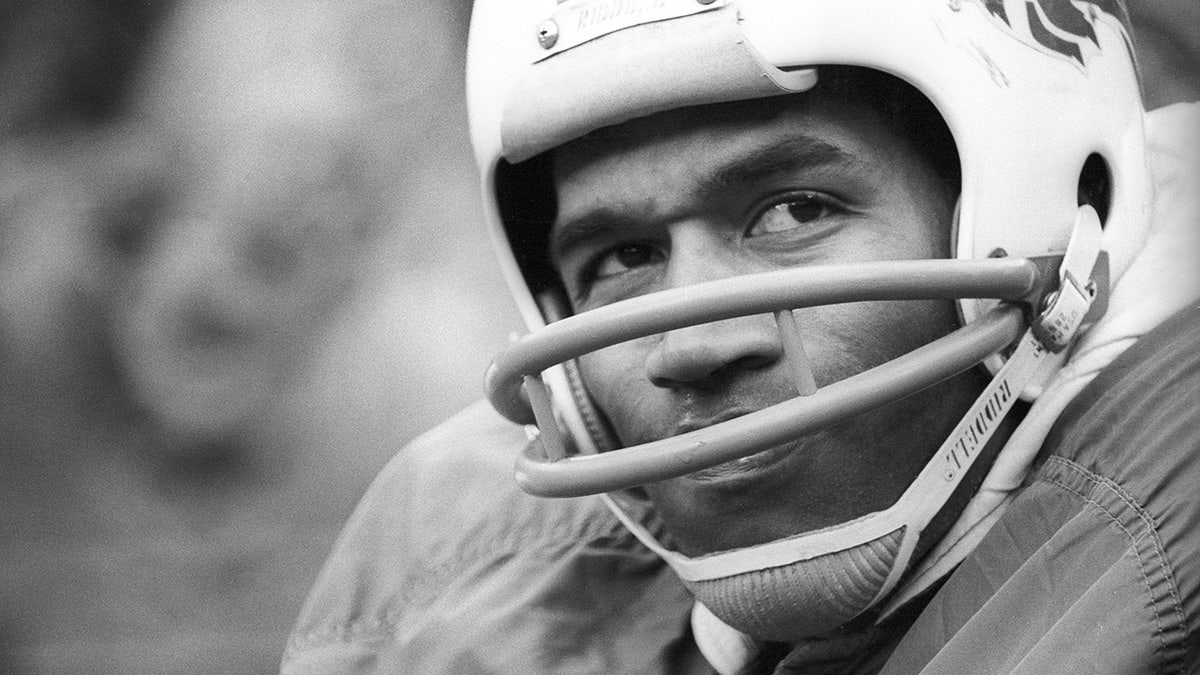 O.J. Simpson of the Buffalo Bills during NFL Playoff game between the Pittsburgh Steelers and the Buffalo Bills