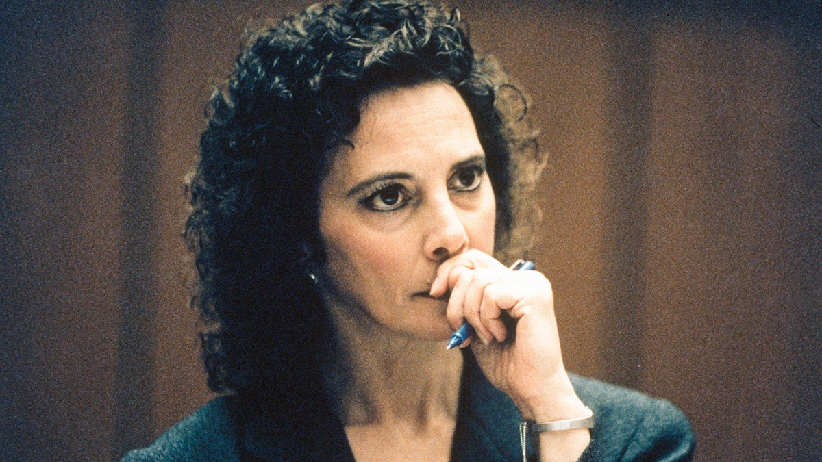 Prosecutor Marcia Clark appears in court during O.J. Simpson’s murder trial