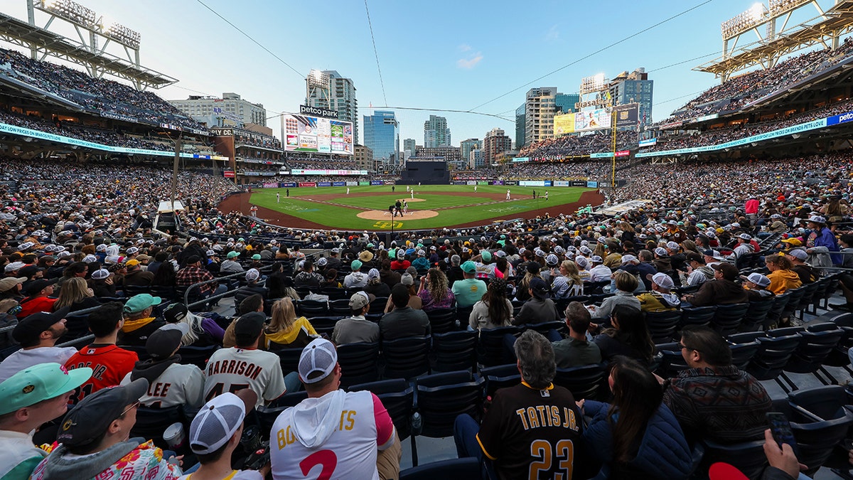 General view of Petco Park from stands