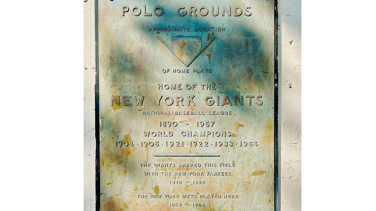 Polo Grounds marker